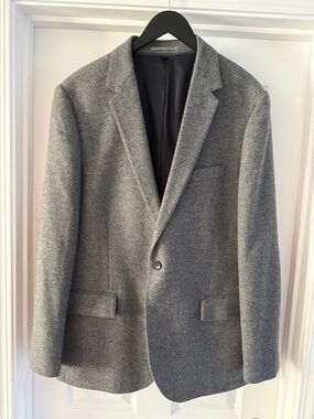 J. Crew Gray Single-Button Men's Blazer